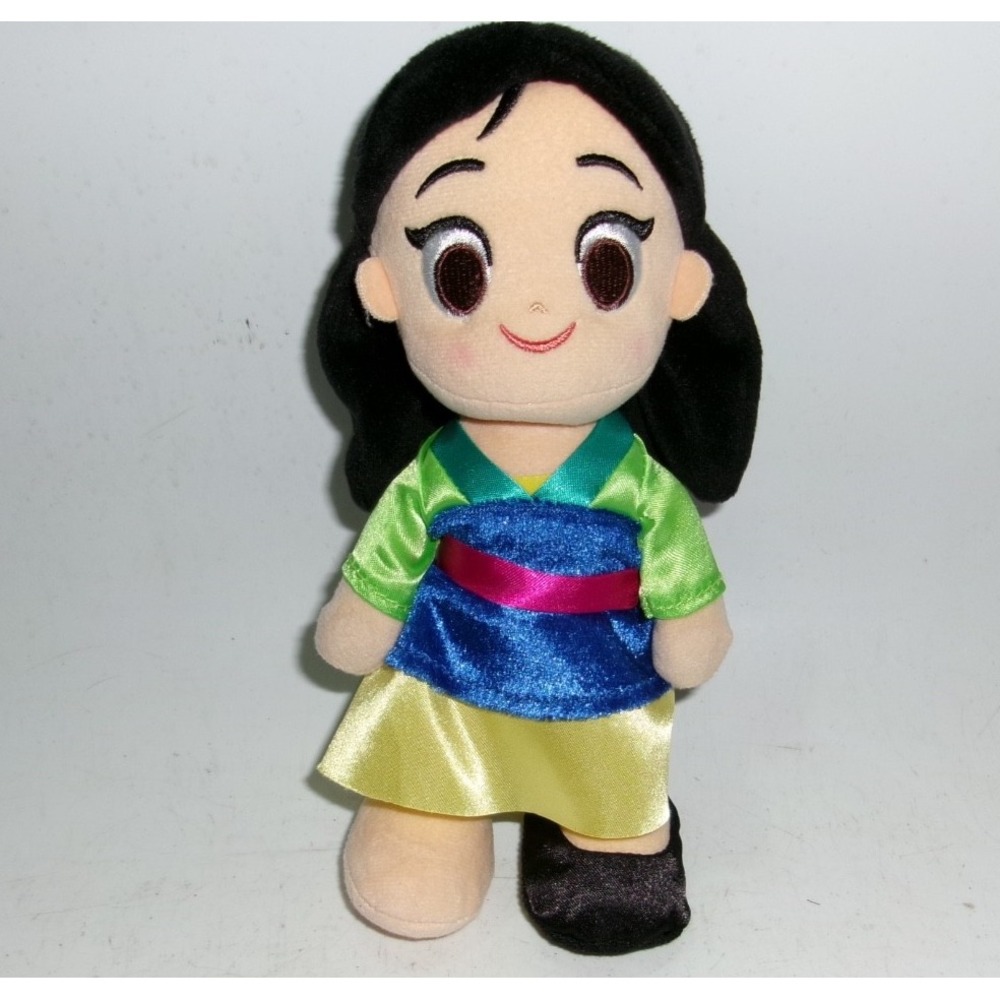 Disney nuiMOs Mulan Poseable Plush Doll – Missing Shoe – Good Used Condition